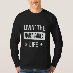 T-shirt Vivre la vie de Maria Paula Réunion de famille Squ