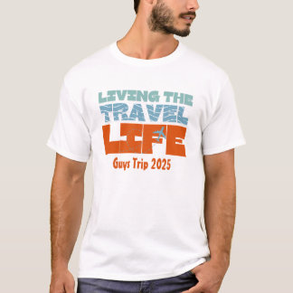 T-shirt Vivre La Vie Voyageuse Hommes