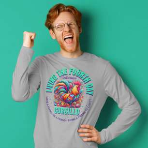 T-shirt Vivre le quatrième jour Cursillo DeColores Rooster
