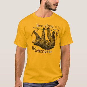 T-shirt vivre lent