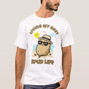 T-shirt Vivre Ma Meilleure Vie de Patate
