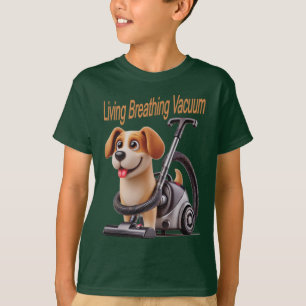 T-shirt Vivre Respiration Vacuum Chien