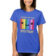 Vivre sur le spectre Design coloré Autisme