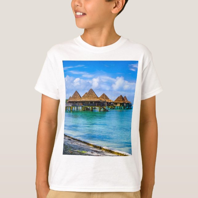 T-shirt Vivre sur l'eau (Devant)