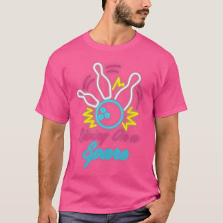 T-shirt Vivre Sur Un Épargnant Bowling Pins Sports Hobby