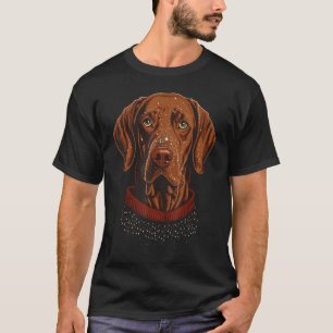 T-shirt Vizsla de Noël Père Noël sur Vizsla de Noël 1