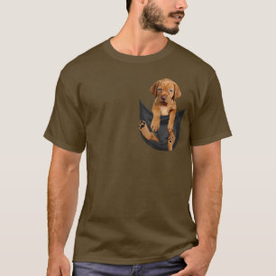 T-shirt Vizsla drôle dans votre poche pour les amateurs de