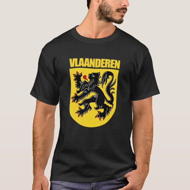 T-shirt Vlaanderen (Flandre) (Devant)