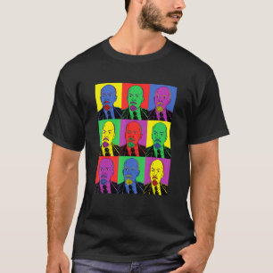 T-shirt Vladimir Lénine Pop Art Histoire Vintage Tee
