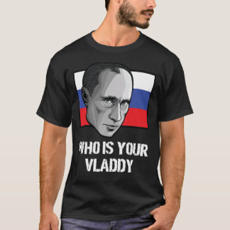 T-shirt Vladimir Poutine, le politicien russe vadorien
