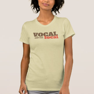 T-shirt Vocal sur la chemise du marché des fermiers locaux