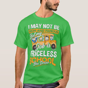 T-shirt Vocation de conducteur de bus scolaire Idée cadeau