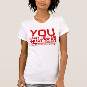 T-shirt VOICES DANS MA TÊTE chemise - choisir style & coul