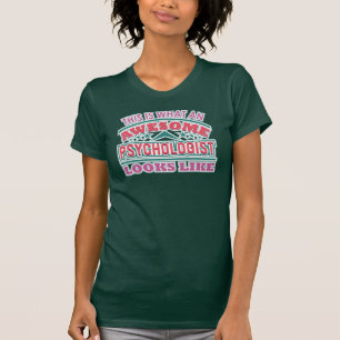 T-shirt Voici à quoi ressemble un psychologue génial