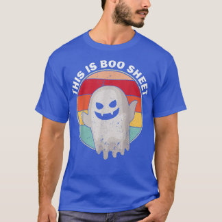 T-shirt Voici Boo Sheet Ghost Retro Halloween 2022 Cadeaux