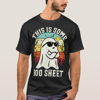 T-shirt Voici Bosheet Ghost Retro Halloween Costume Me
