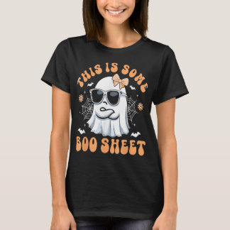 T-shirt Voici Bosheet Ghost Retro Halloween Costume Me