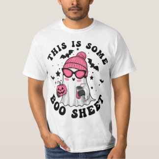 T-shirt Voici Bosheet Ghost Retro Halloween Costume Me