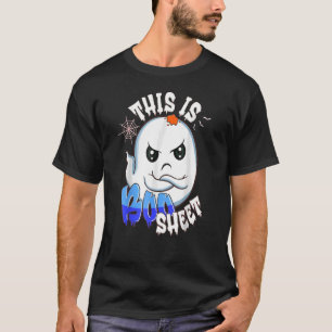 T-shirt Voici Bosheet Ghost Retro Halloween Costume Me