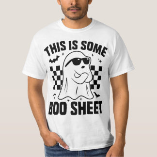 T-shirt Voici Bosheet Ghost Retro Halloween Costume Me