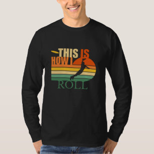 T-shirt Voici comment je lance Ultimate Frisbee