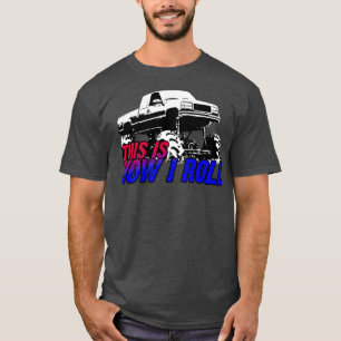 T-shirt Voici comment je roule