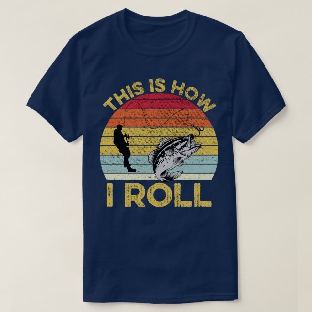 T-shirt Voici comment je roule Pêche 2 (Design devant)