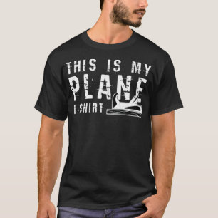 T-shirt Voici Is My Plane oiseau arc-en-ciel aaa