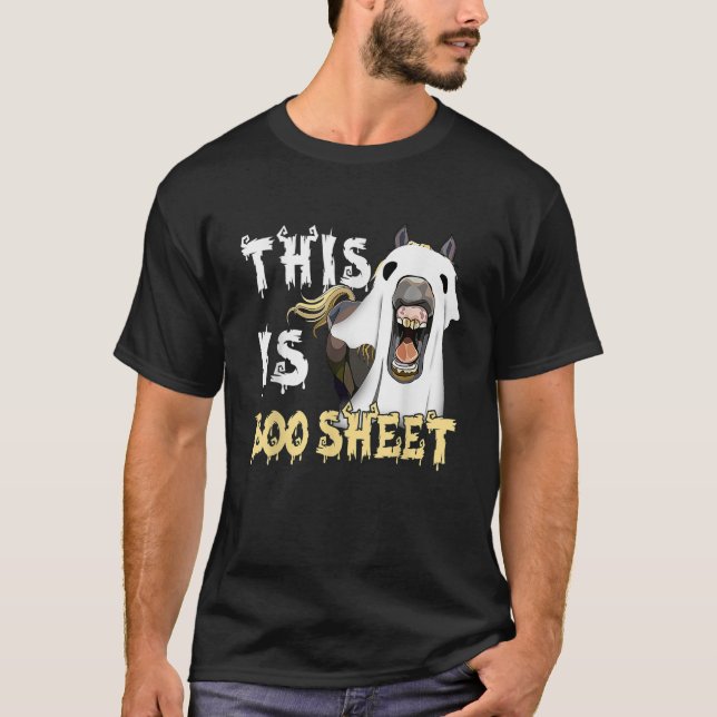 T-shirt Voici La Feuille De Boite Halloween Ghost Funny Ch (Devant)