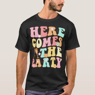 T-shirt Voici La Mariée De Fête Super Bachelorette Matc