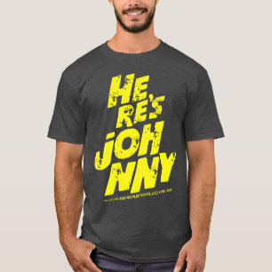 T-shirt Voici la musique de Johnny dj dance rock cool john