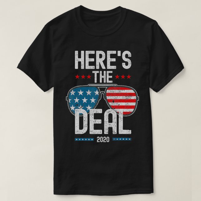 T-shirt Voici l'accord qui dit : (Design devant)