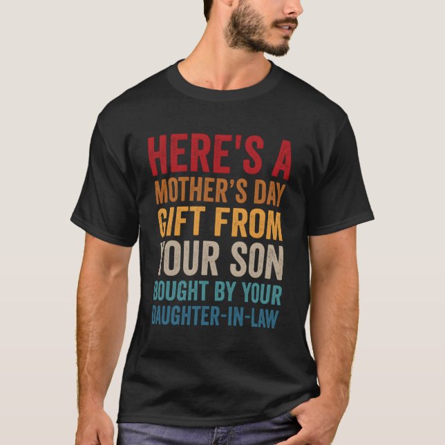 T-shirt Voici Le Jour De Votre Fils (Devant)