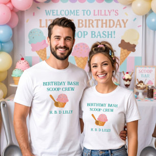 T-shirt Voici le scoop Parents d'anniversaire viral esthét