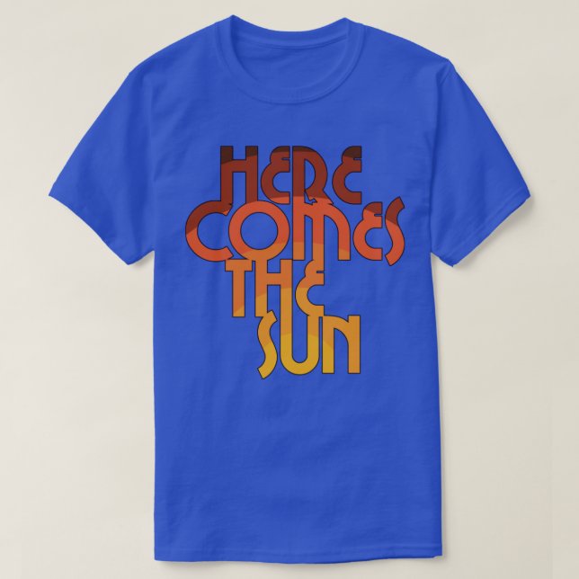 T-shirt Voici Le Soleil (Design devant)