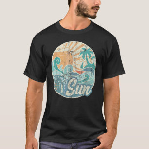 T-shirt Voici Le Soleil Retro 60s Faded Summer