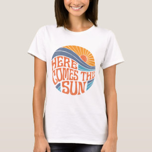 T-shirt Voici le Sun Vintage Retro 60's Surf Summer