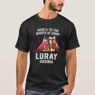 T-shirt Voici Les Nuits Au Camp Luray Camping Virginia