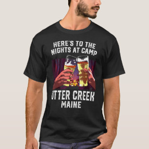 T-shirt Voici Les Nuits Au Camp Otter Creek Camping Ma