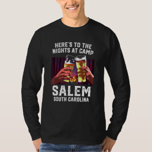 T-shirt Voici Les Nuits Au Camp Salem Camping South Ca