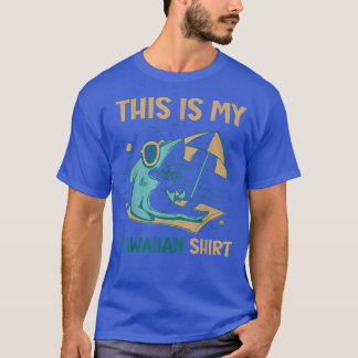 T-shirt Voici ma chemise hawaïenne Shark Family Holiday