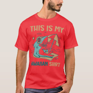 T-shirt Voici ma chemise hawaïenne Shark Family Holiday Sw