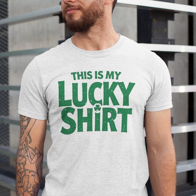 T-shirt Voici ma chemise porte-bonheur St. Patrick's Day e (Créateur téléchargé)