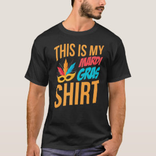 T-shirt Voici Ma Mardi Gras Chemise Carnival Premium