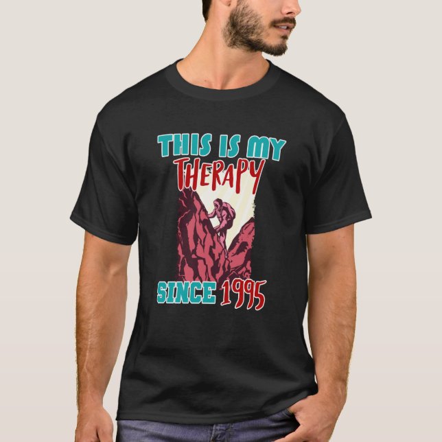 T-shirt Voici ma thérapie depuis 1995 (Devant)