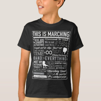 T-shirt Voici Marching Band - Drôle Bande Marching Bande D