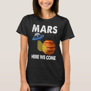 T-shirt Voici Mars Jeunes Tee - shirts spatiaux Red Mars P