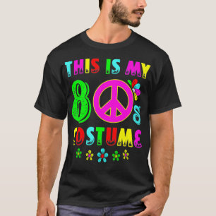 T-shirt Voici mes 80 ans Costume drôle Halloween 1980 anné