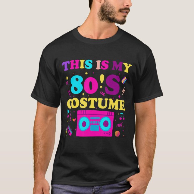 T-shirt Voici mes 80 ans Costume tenue femme Hommes 80 R (Devant)