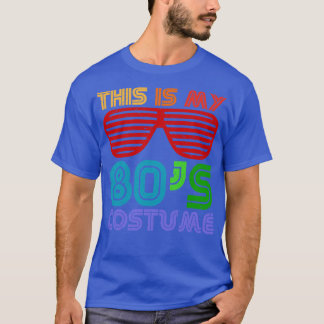 T-shirt Voici mes 80s Costume Funny Retro 80s amoureux Cad